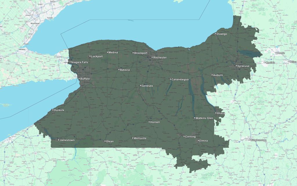 Sell my junk car service area map
